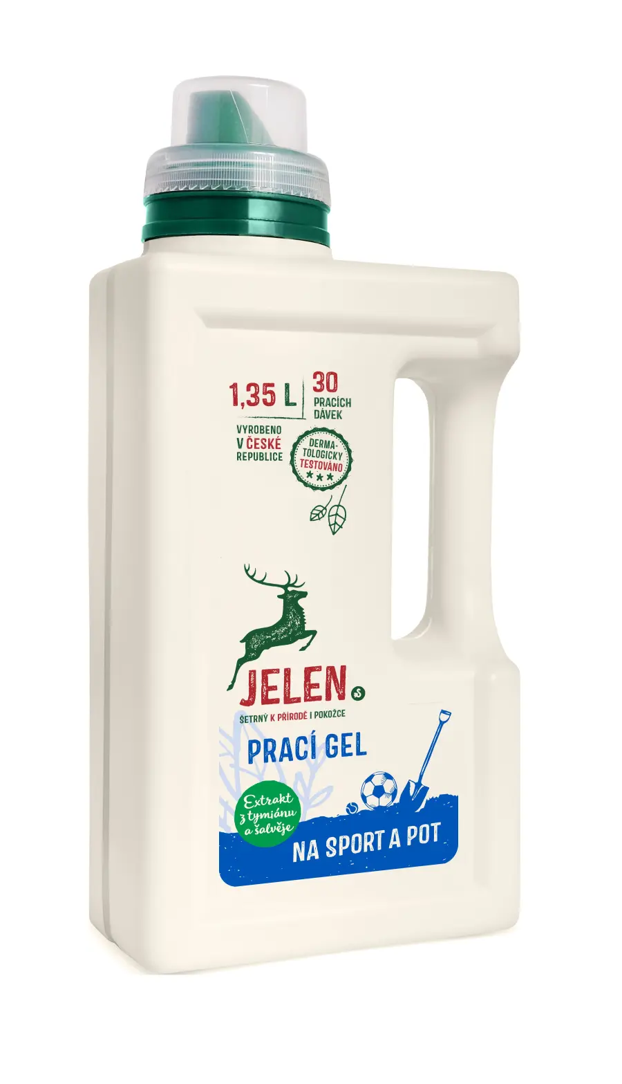 Gel na praní Sport a pot 30PD 1,35l, Jelen#10364