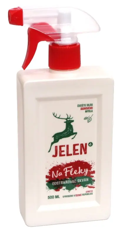 Odstraňovač skvrn Na fleky 500ml, Jelen
