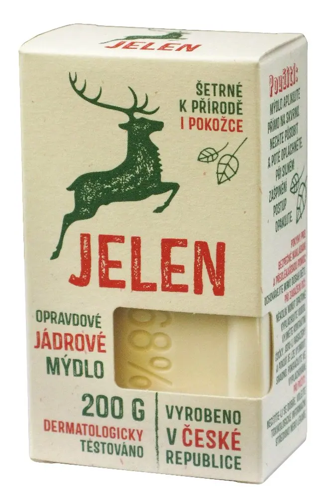 Mýdlo jádrové 200g, Jelen