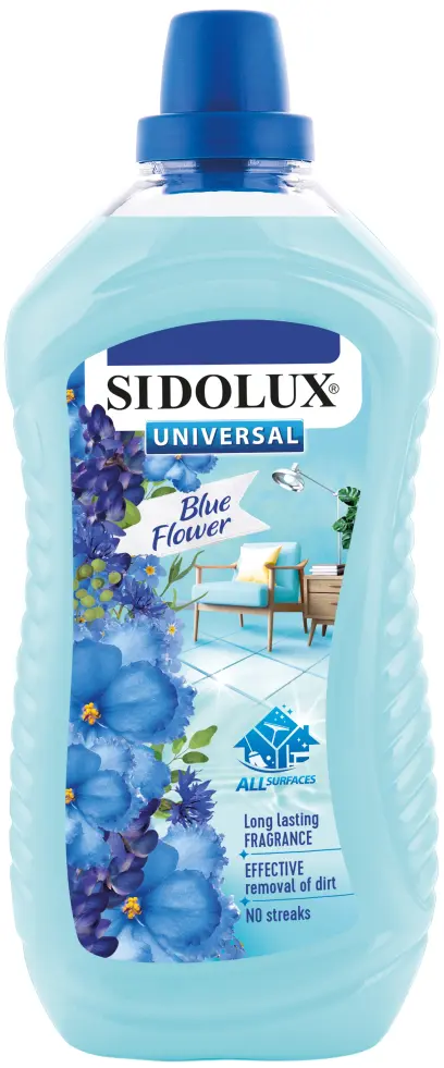 Prostředek čisticí univerzální Blue Flower 1l, Sidolux