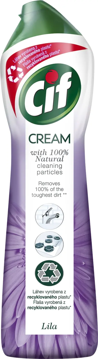 Písek tekutý Cream Lila Flower 500ml, Cif