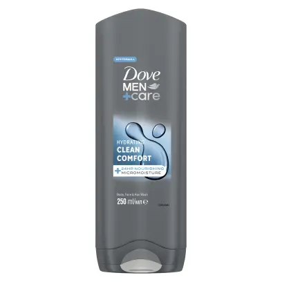 Gel sprchový Clean Comfort 250ml, Dove Men+#12418
