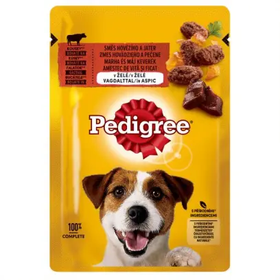 Kapsička pro psy s hovězím v želé 100g, Pedigree