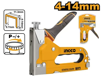Pistole sponkovací kovová 4-14mm HSG14018, Ingco#1339