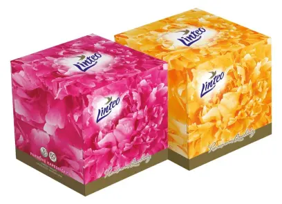 Kapesníky papírové 3vrst,box 60ks, Linteo