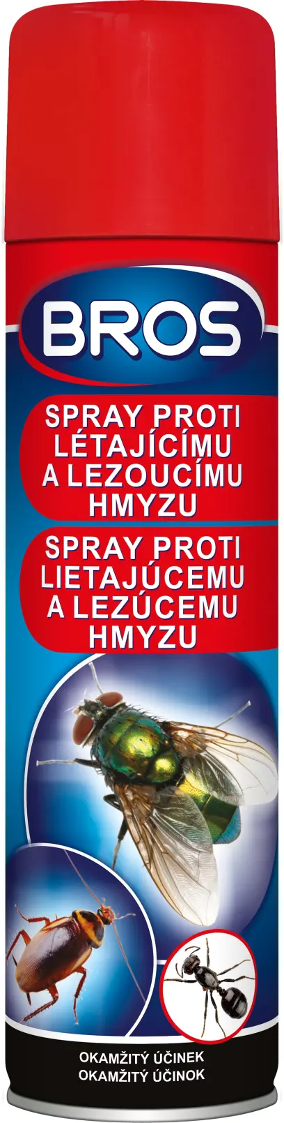 Sprej proti létajícímu a lezoucímu hmyzu 400ml, Bros