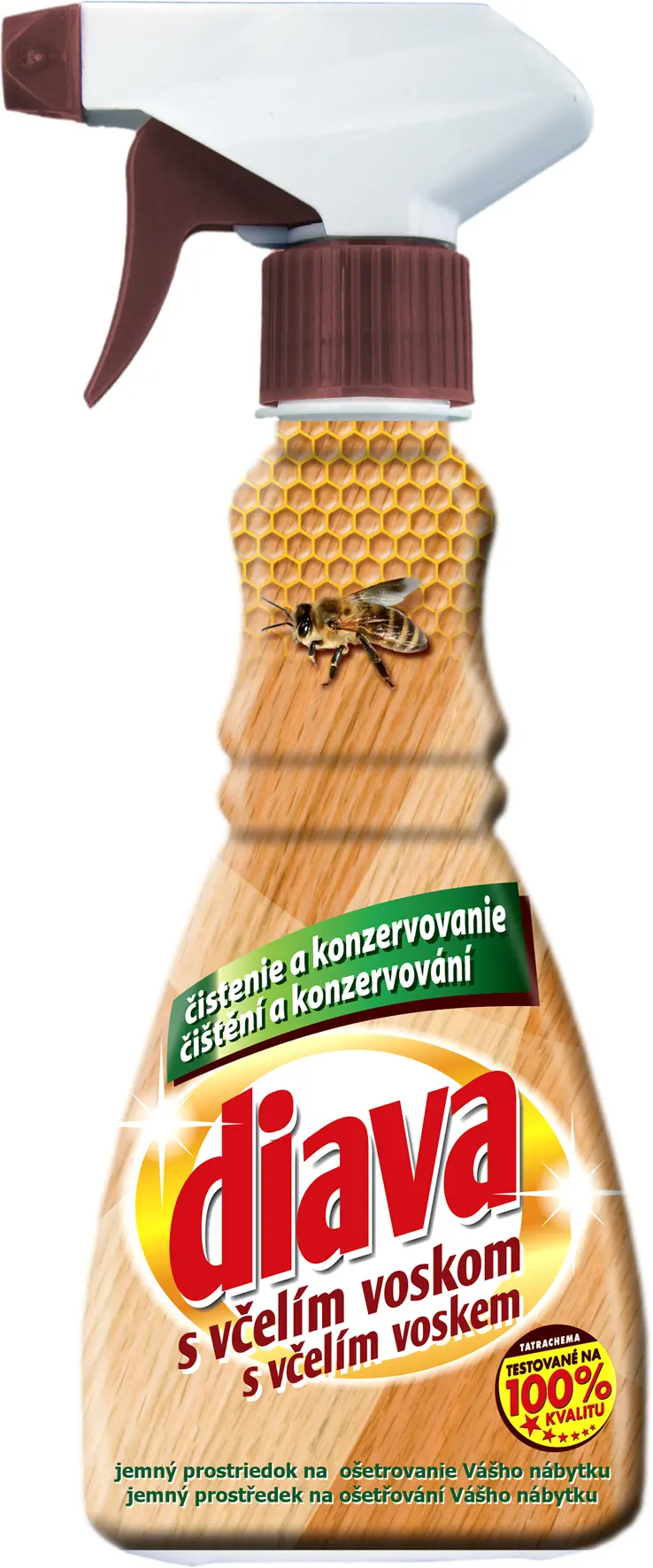 Prostředek na nábytek s včelím voskem 330ml, Diava