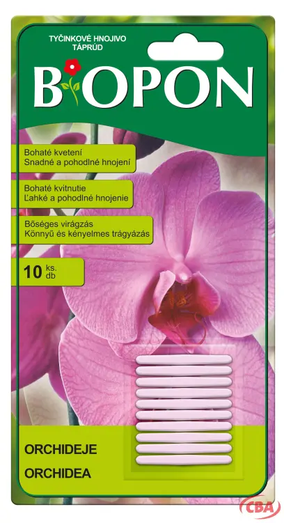 Hnojivo tyčinkové na orchideje 10ks, Bopon