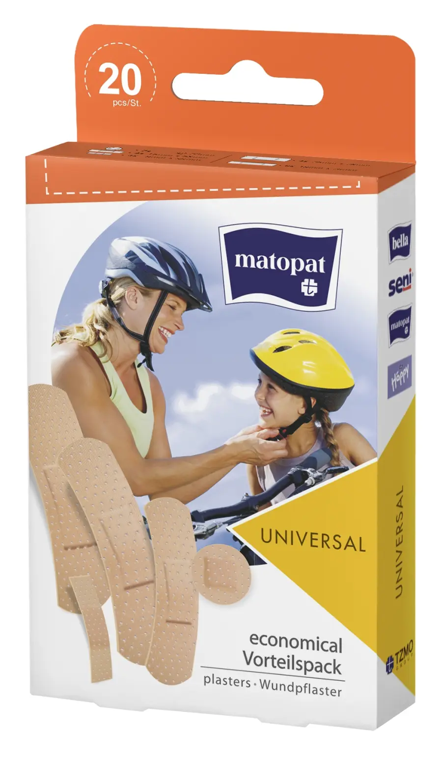 Náplast universal 20ks, Matopat