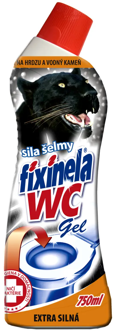 Gel na WC extra silný 750ml, Fixinela