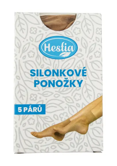 Ponožky silonové 5 párů, Hestia#17326