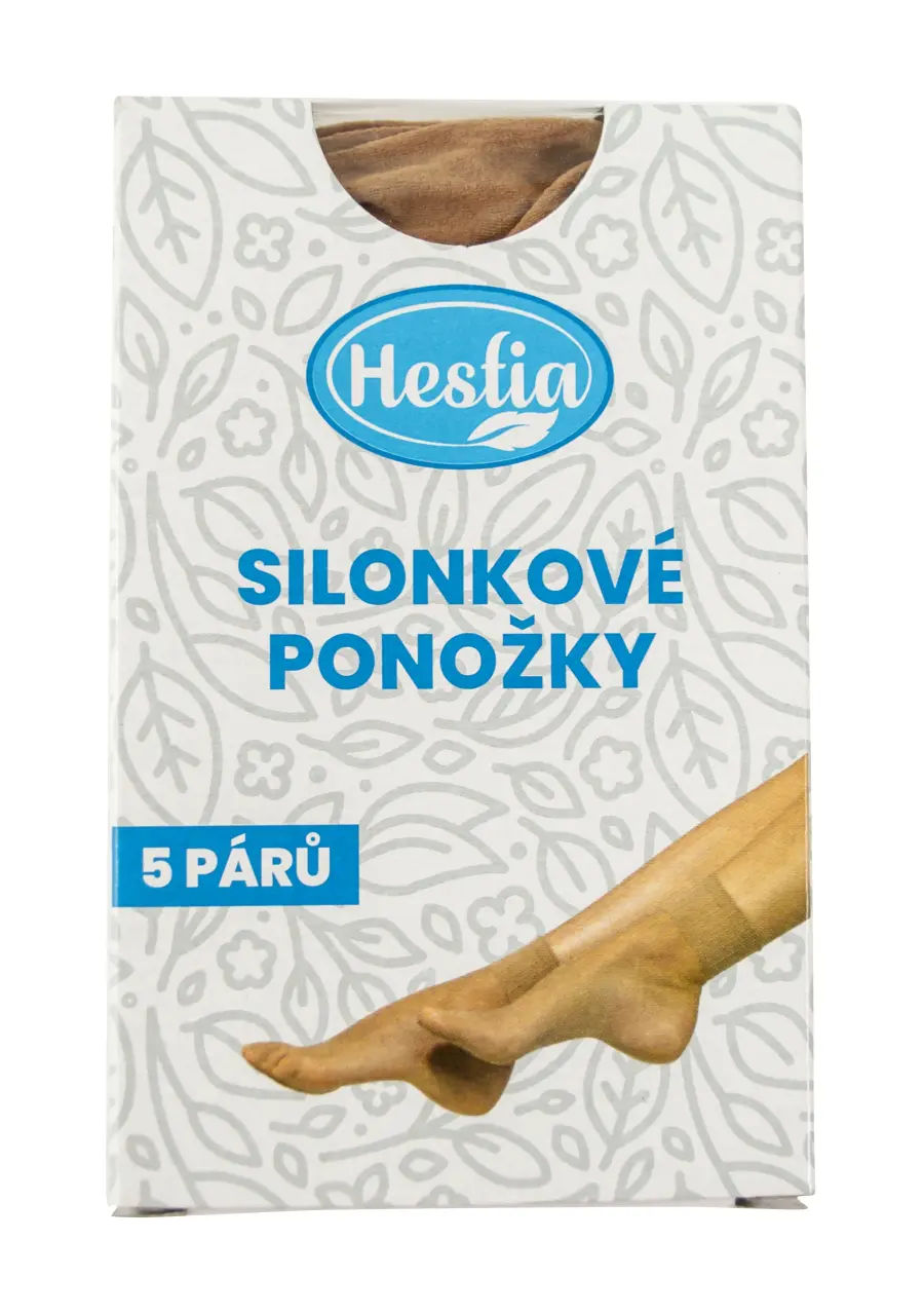 Ponožky silonové 5 párů, Hestia#17326