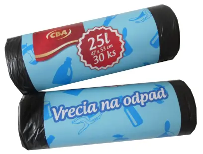 Pytle na odpadky 25l 30ks, CBA#17540