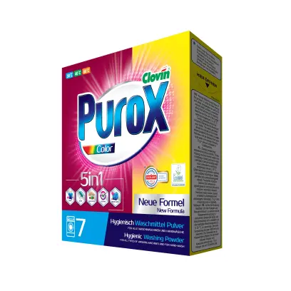 Prášek na praní Color BOX 7PD 490g, Purox#18612