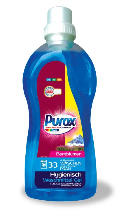 Gel na praní Color 33PD 1l, Purox#18636