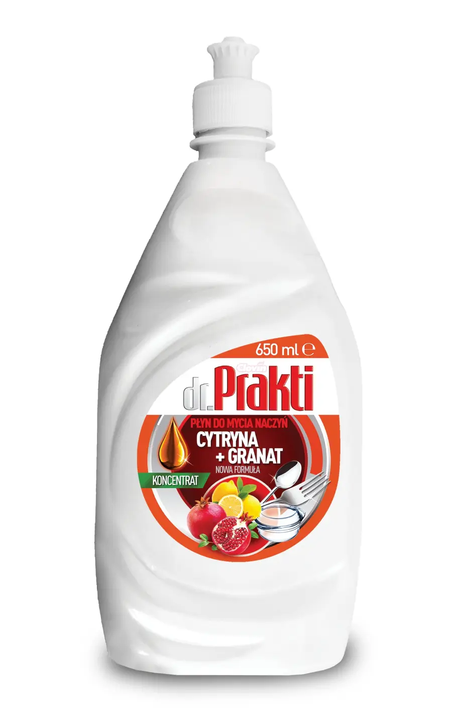 Prostředek na nádobí Lemon&Pomegr. 650ml, dr. Prakti#18750