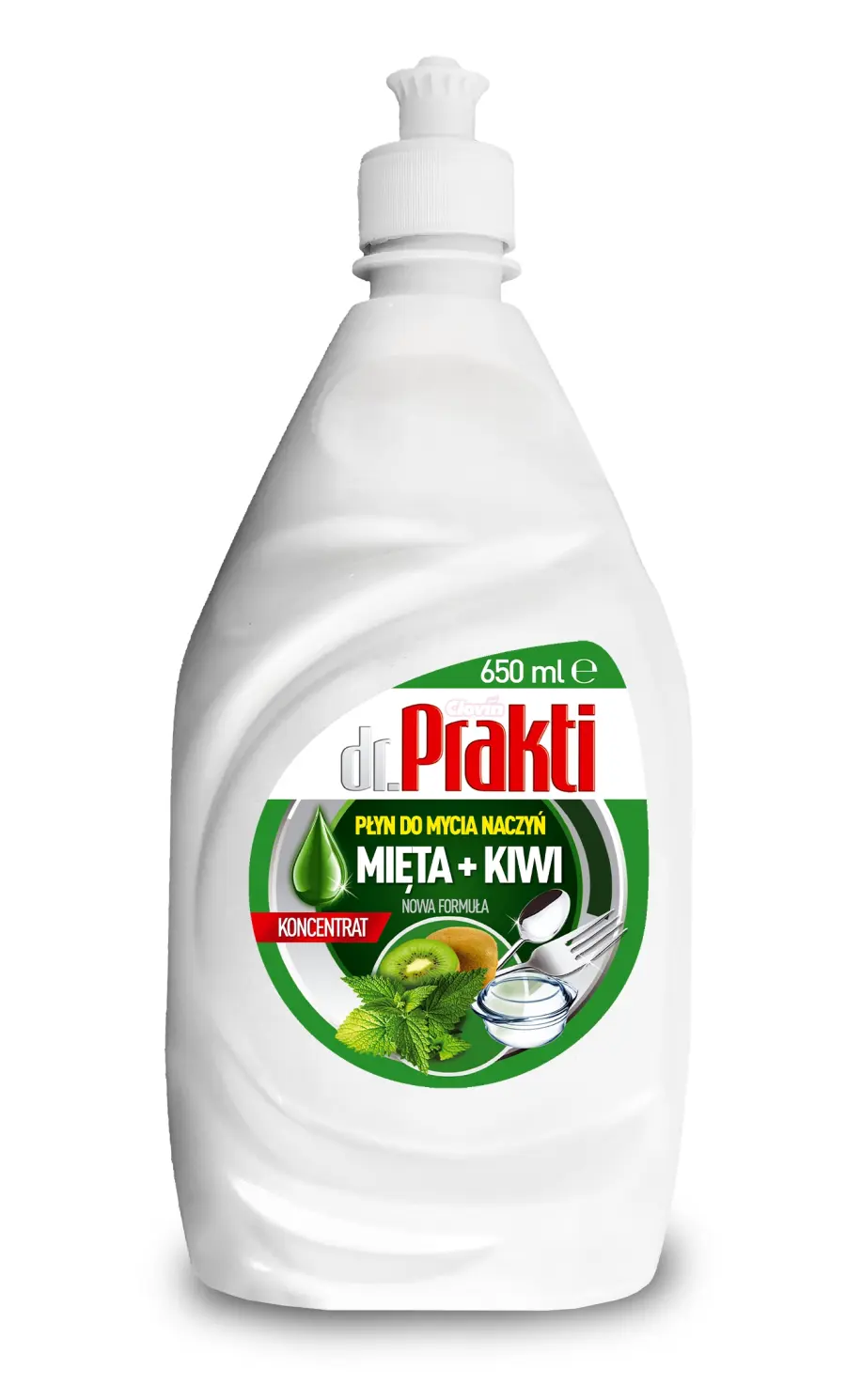 Prostředek na nádobí Mint&Kiwi. 650ml, dr. Prakti#18751