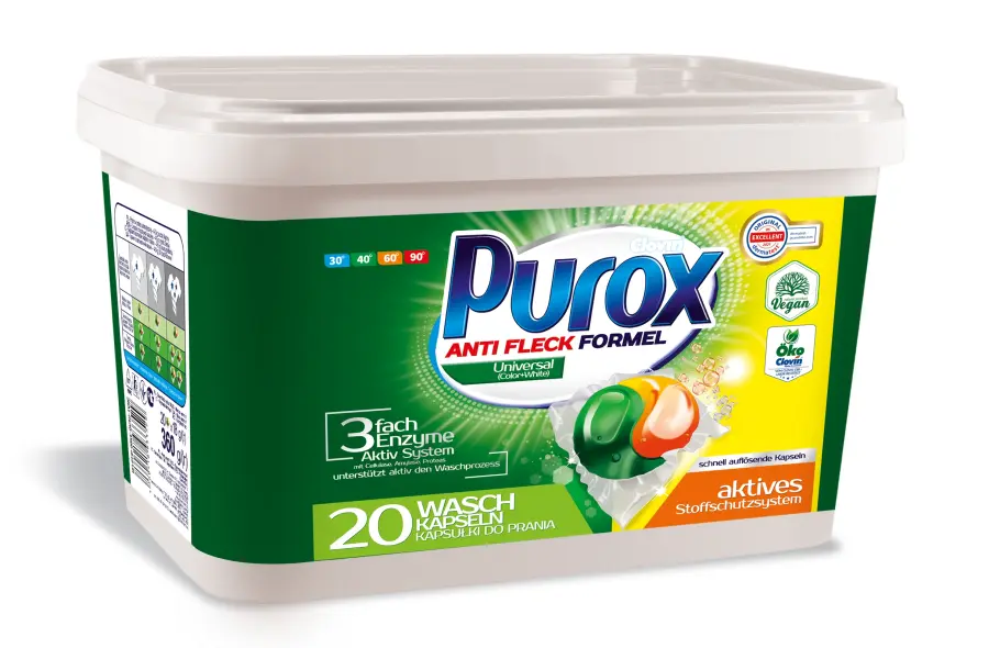 Kapsle na praní Universal 20PD 360g, Purox#18756