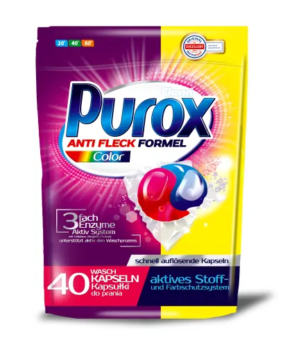 Kapsle na praní Universal 40PD 720g, Purox#18758