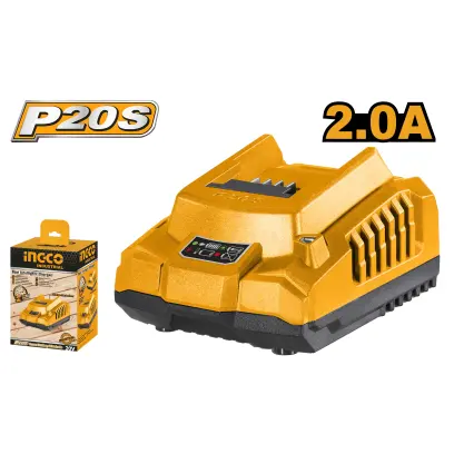 Nabíječka 2,0A pro Li-ion baterie 20V FCLI2001E, Ingco#19964