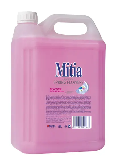 Mýdlo tekuté Jarní květy 5l, Mitia#20227