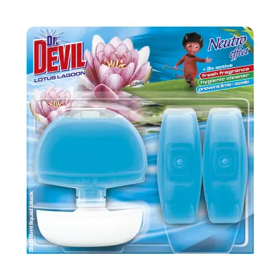 Blok WC 3v1 Lotus Lagoon 3x55ml, Dr. Devil#20234