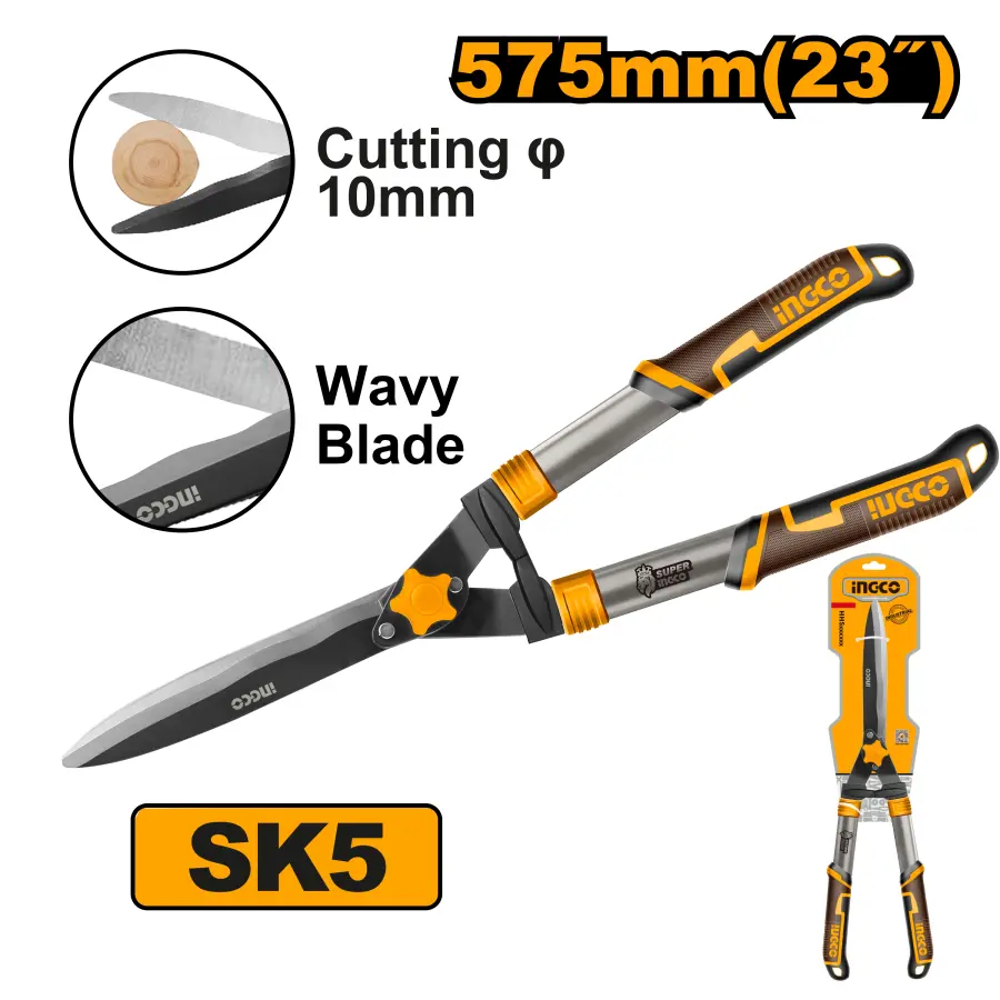 Nůžky na živý plot 575mm HHS6301, Ingco#2061