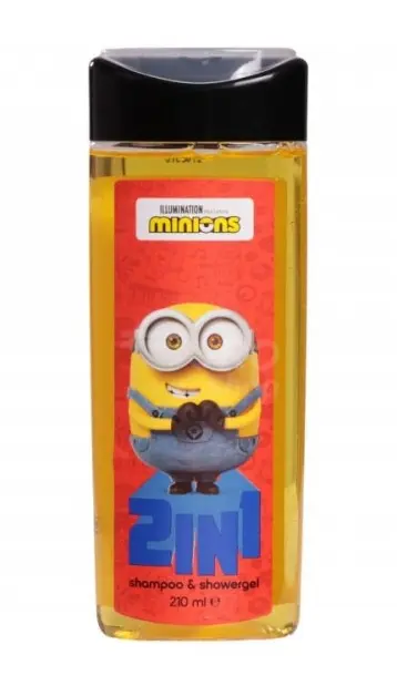 Gel sprchový 2in1 Minions red 210ml, Kids#21185