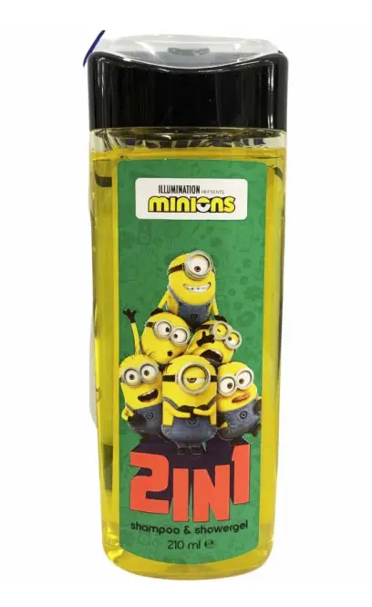 Gel sprchový 2in1 Minions green 210ml, Kids#21186