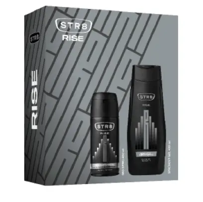 Kazeta dárková Rise Deo sprej 150ml + SG 400ml, STR8#21321