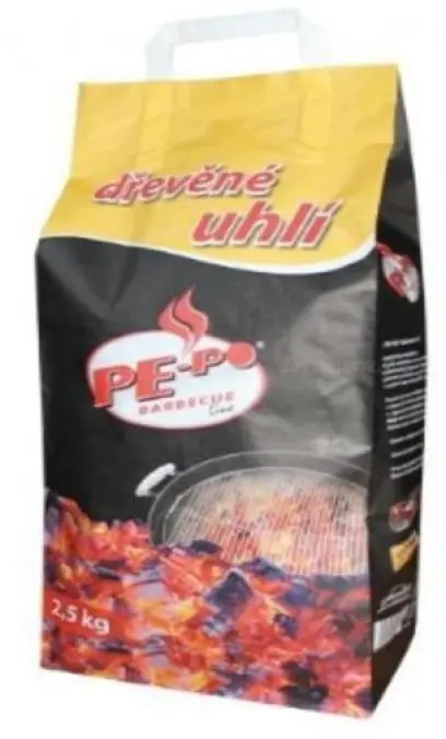 Uhlí dřevěné 2,5kg, PE-PO#21457