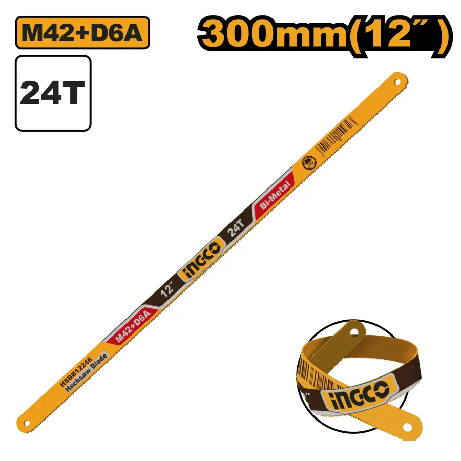 List pilový na kov 300mm, 24T HSBB12246, Ingco#21481