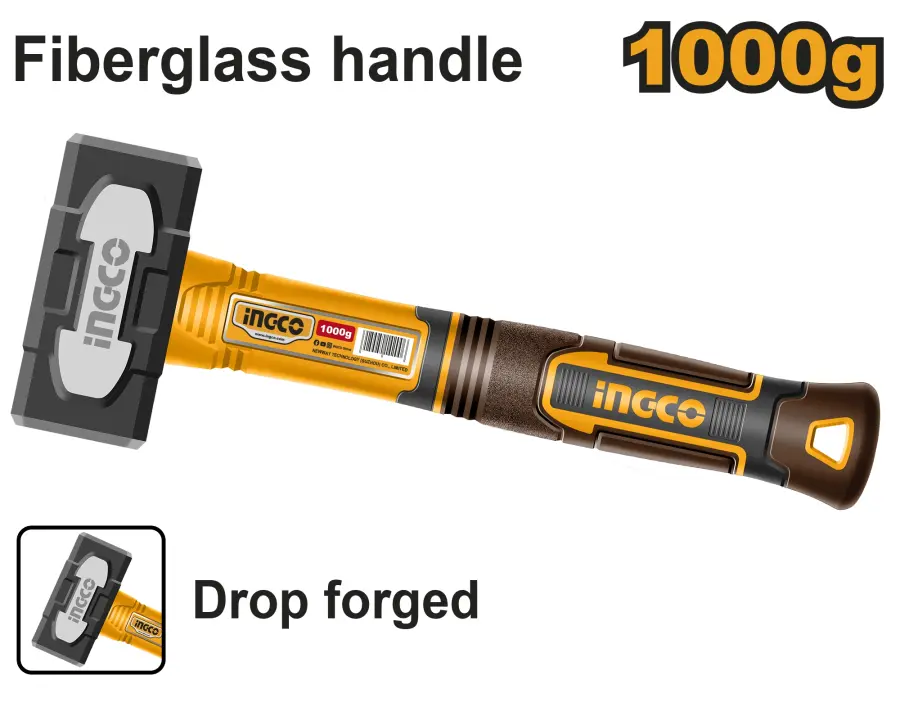 Kladivo kamenické 1000g HSTH81000, Ingco#21602
