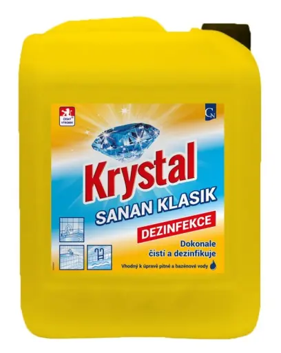 Prostředek dezinfekční Sanan klasik 5,5kg, Krystal#22281