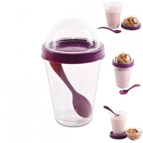 Pohár na jogurt s víčkem UH#22531