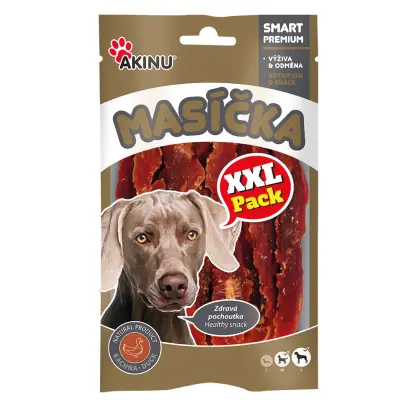 Pamlsek pro psy Kachní prsíčka XXL 90g, Akinu#23709