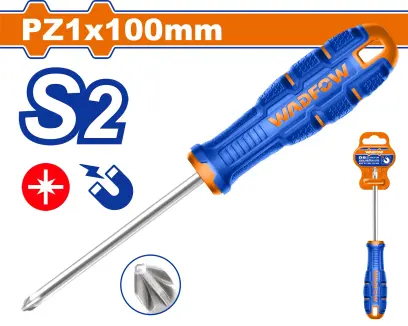 Šroubovák křížový PZ1 1x100mm WSDC214, Wadfow#23763