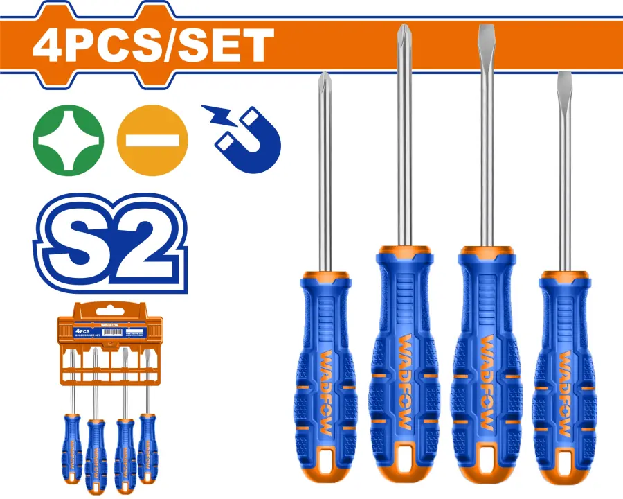 Šroubovák sada 4ks WSSA404, Wadfow#23766