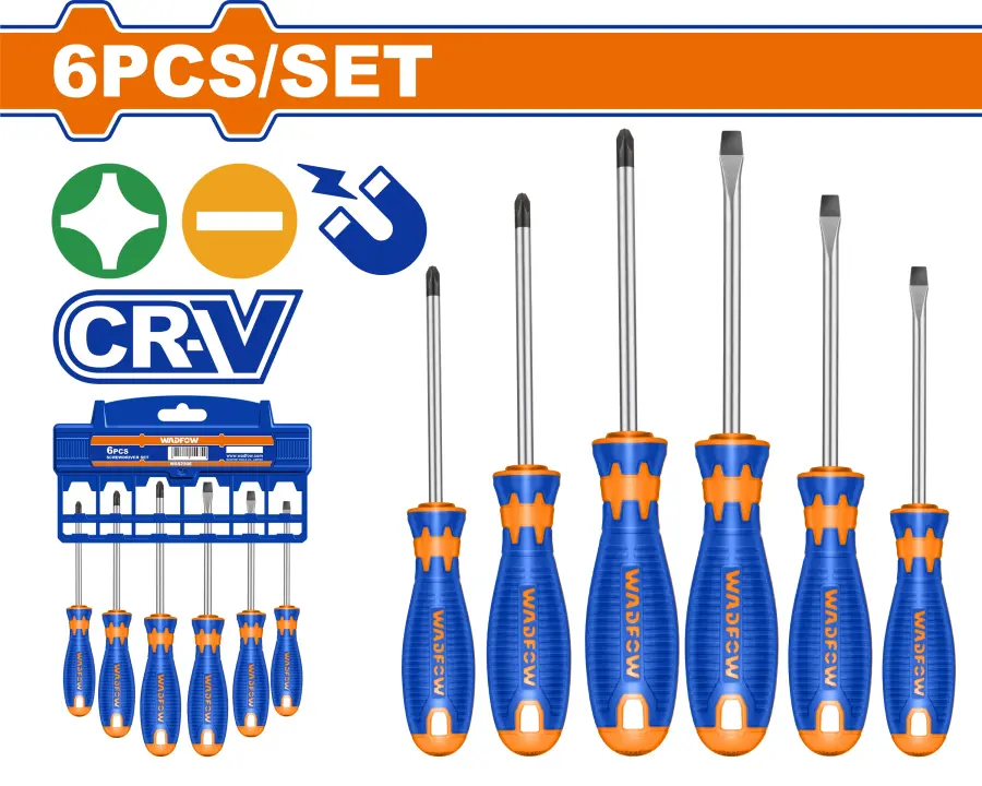 Šroubovák sada 6ks WSS1206, Wadfow#23768
