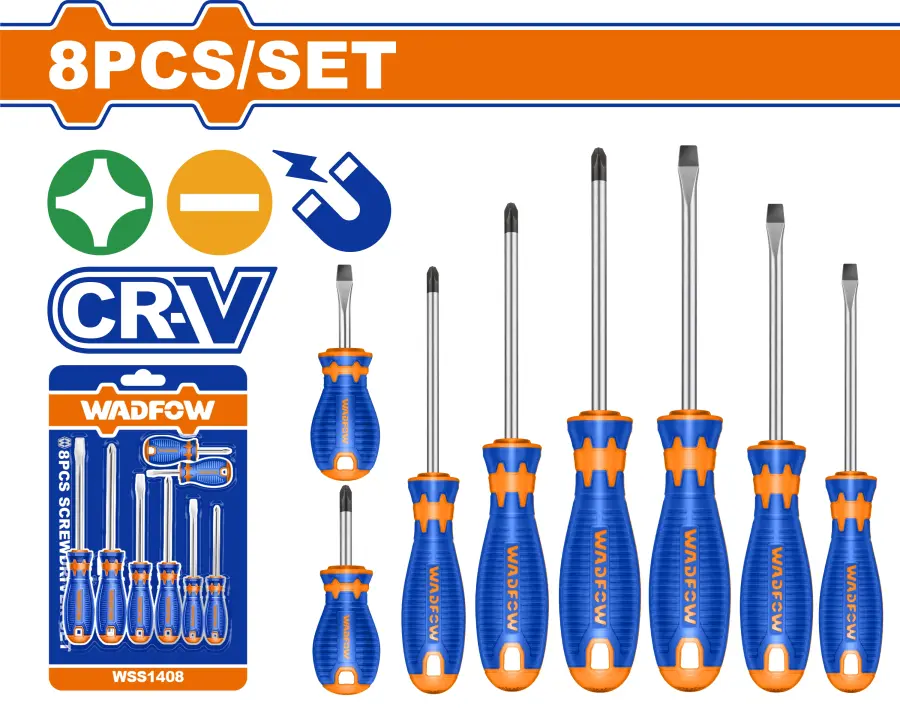 Šroubovák sada 8ks WSS1408, Wadfow#23769