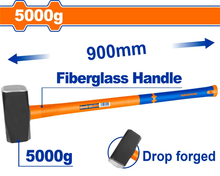 Kladivo kamenické 5000g WHM2350, Wadfow#23792