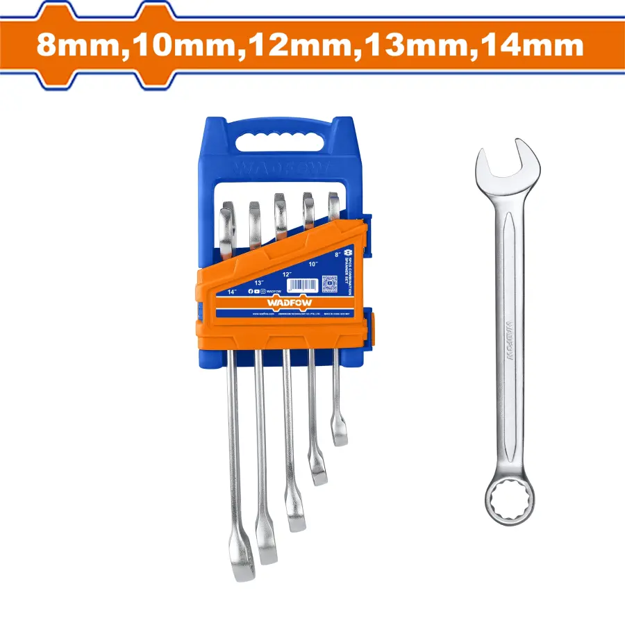 Klíč očkoplochý sada 5ks WSP1205, Wadfow#23801