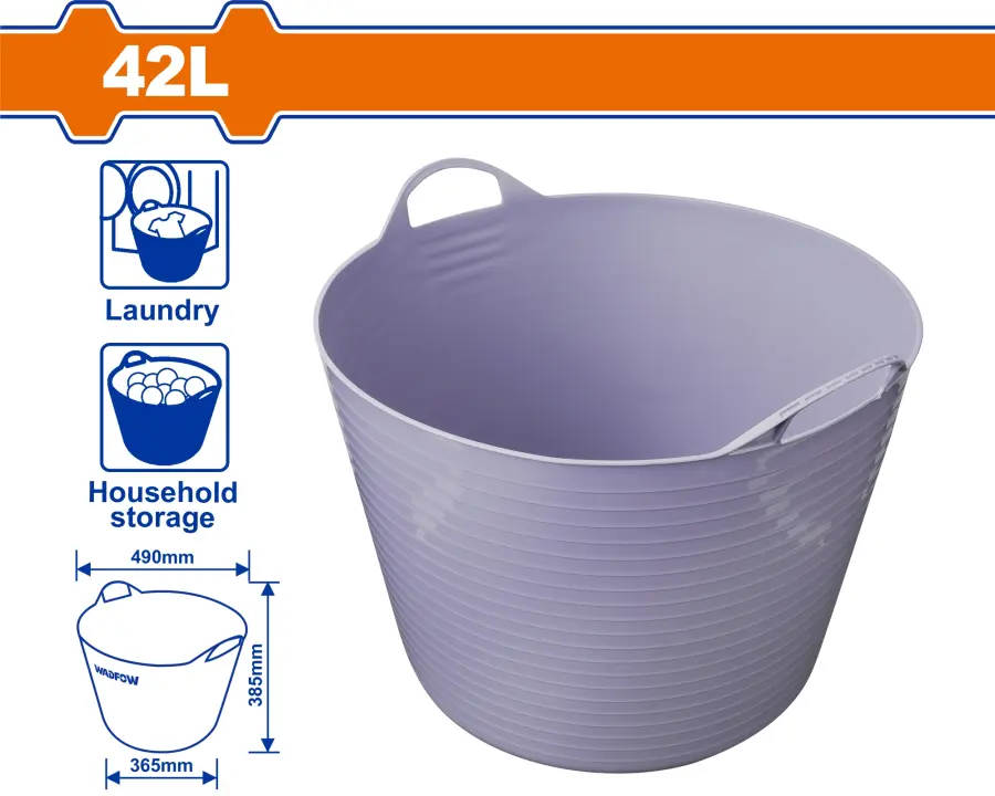 Vědro stavební UH 42 l pružné WFT1142, Wadfow#23842