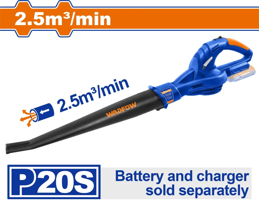 Fukar zahradní AKU 2,5m3/min, bez baterie a nabíječky WBL1521, Wadfow#23868