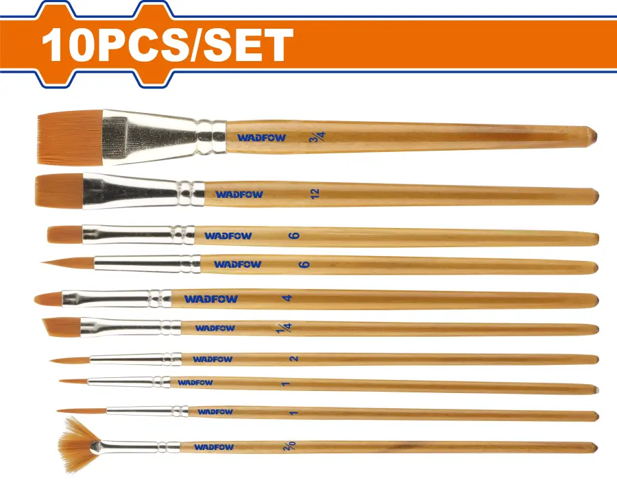 Štetec výtvarný sada 10v1 WXA1K10, Wadfow#23894