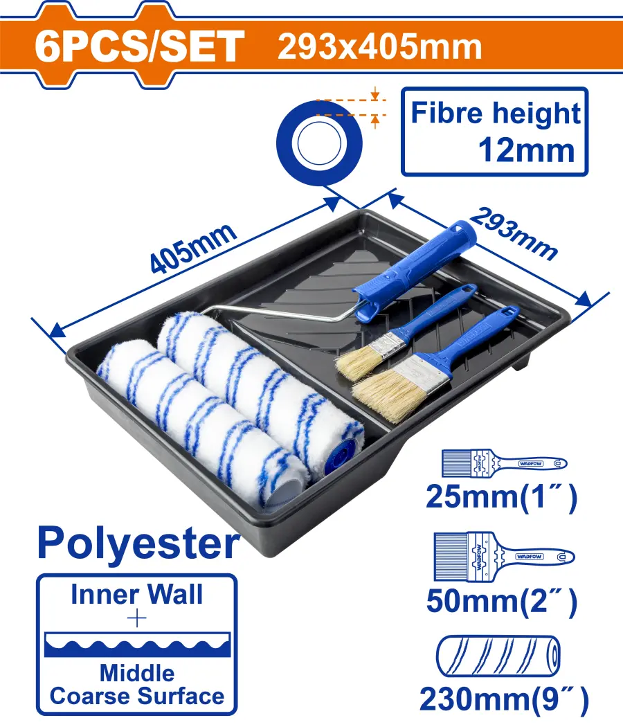 Váleček malířský sada 6v1 WCB3H62, Wadfow#23896