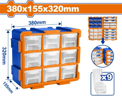 Věž modulární skladovací 380x155x320mm WTB8331, Wadfow#23909
