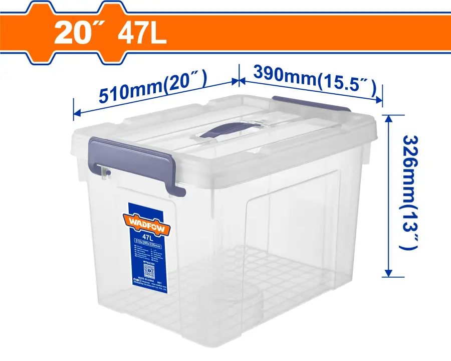 Box úložný plastový 47 l 20