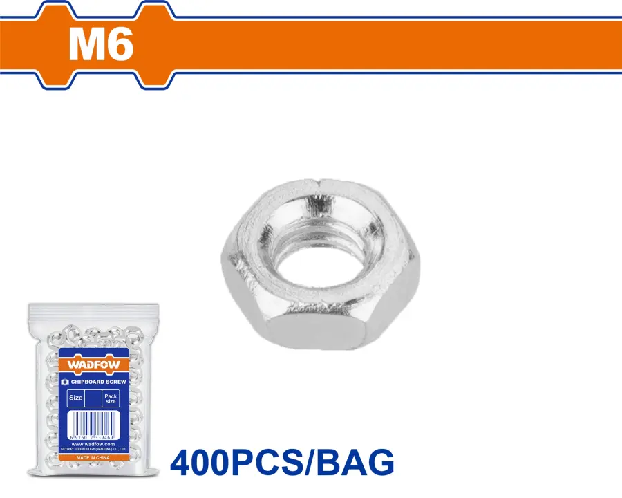 Matice šestihranná sada M6 WMV1911, Wadfow#23933