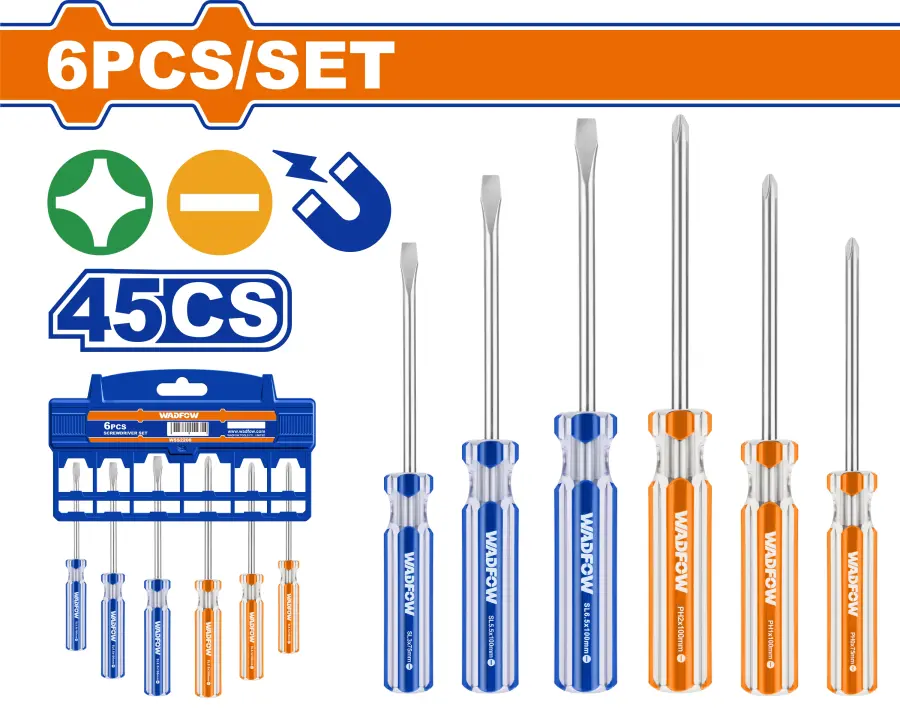 Šroubovák sada 6ks WSS3206, Wadfow#23965